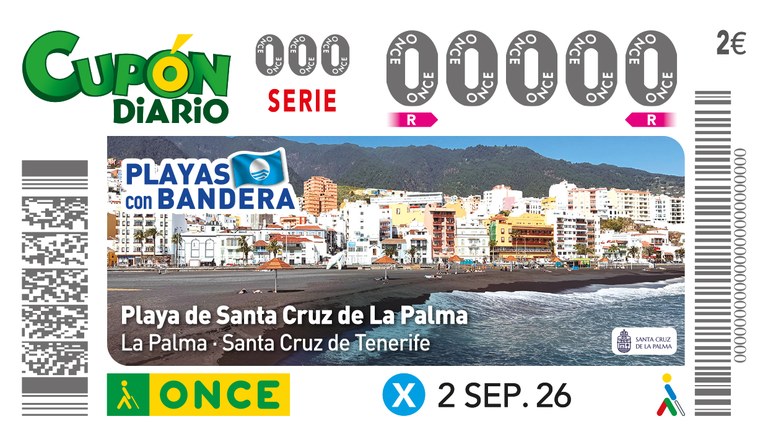 Acto de presentación del cupón dedicado a Playas con bandera - Playa de Santa Cruz de La Palma, Santa Cruz de Tenerife