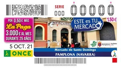 Presentación del Cupón "Mercado de Santo Domingo" en Pamplona (Navarra)