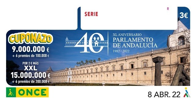 Recepción al Equipo Directivo de ONCE Andalucía y Presentación del cupón dedicado al 40 Aniversario del Parlamento de Andalucía