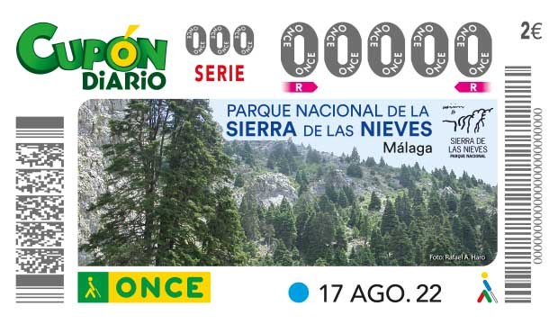 Presentación cupón dedicado al "Parque Nacional Sierra de las Nieves - Málaga""
