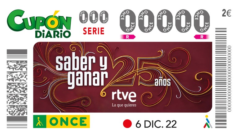Presentación cupón dedicado al 25 Aniversario del programa "Saber y Ganar" de RTVE