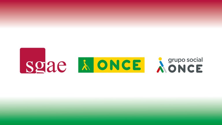 Firma convenio cooperación entre ONCE y la Sociedad General de Autores y Editores (SGAE)
