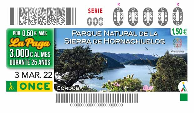 Presentación cupón "Parque Natural de la Sierra de Hornachuelos - Córdoba"