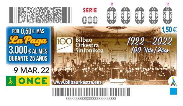 Presentación del cupón dedicado al Centenario de la BOS- Orquesta Sinfónica de Bilbao