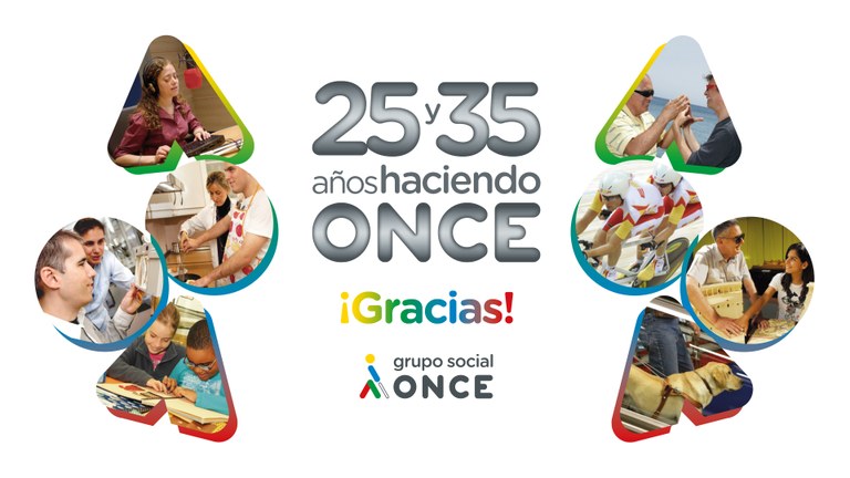 Acto de entrega de los reconocimientos a los trabajadores y trabajadoras de la ONCE-Comunidad de Madrid que cumplen 25 y 35 años de actividad