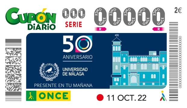 Presentación cupón dedicado al "50 aniversario Universidad de Málaga"