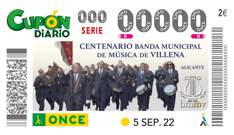 Alicante. Acto presentación cupón "Centenario Banda Municipal de Villena".