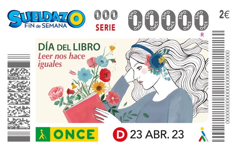 Acto de entrega del cupón dedicado al 'Día del Libro' (23 de abril) a la editorial Planeta, en el marco de la 'Casa del Libro' de Madrid