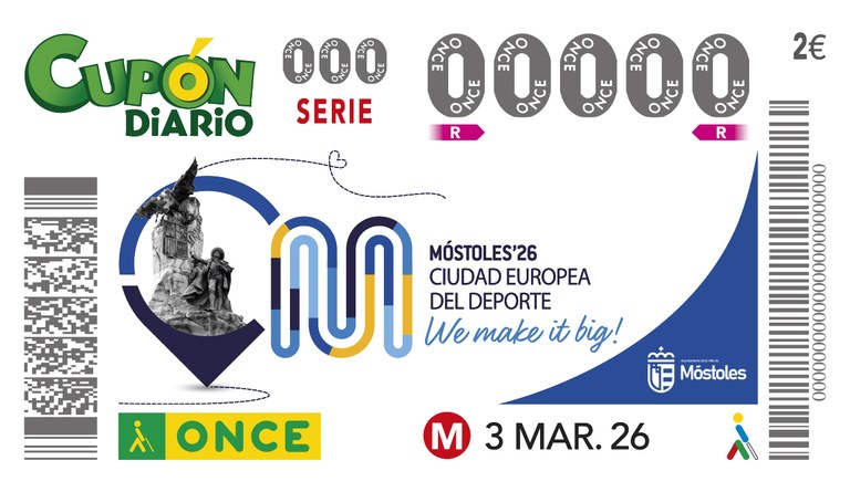 Acto de presentación del cupón dedicado a 'Móstoles, ciudad europea del deporte'