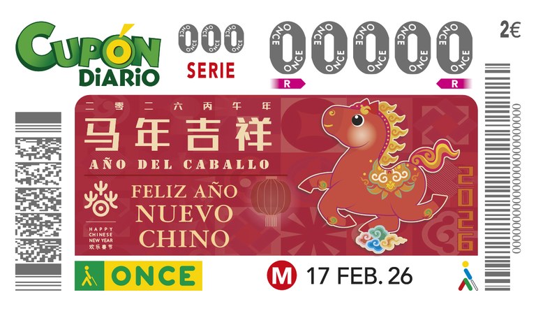 Cupón de Año Nuevo Chino dedicado al Año del Caballo.
