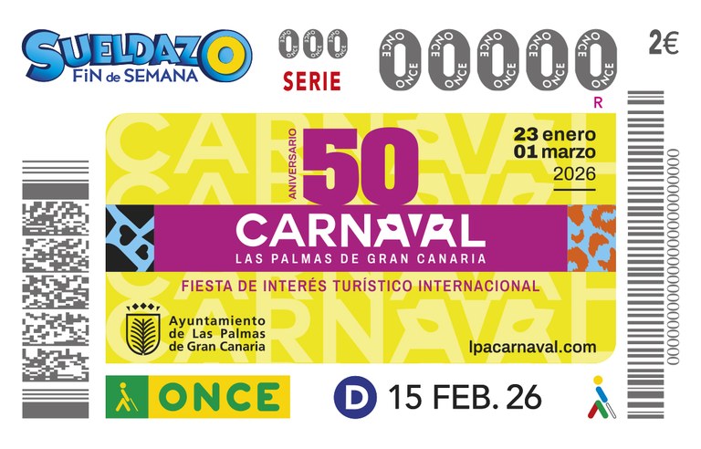 Presentación del Cupón dedicado al 50 aniversario del Carnaval de Las Palmas de Gran Canaria