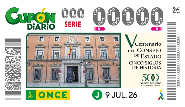 Presentación del cupón "V Centenario del Consejo de Estado"