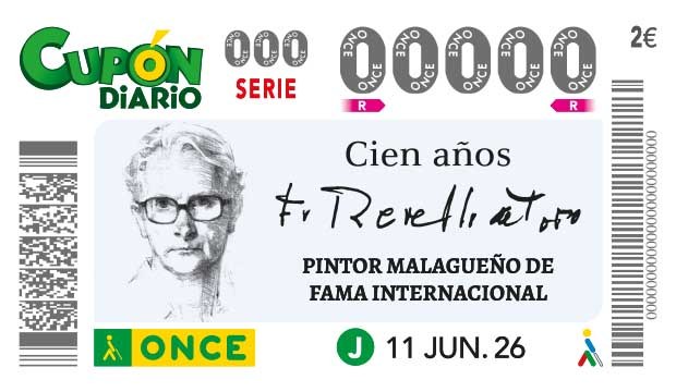 Presentación cupón dedicado al "Año Revello", Málaga