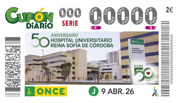 Presentación cupón dedicado al "50 aniversario del Hospital Universitario Reina Sofía de Córdoba”