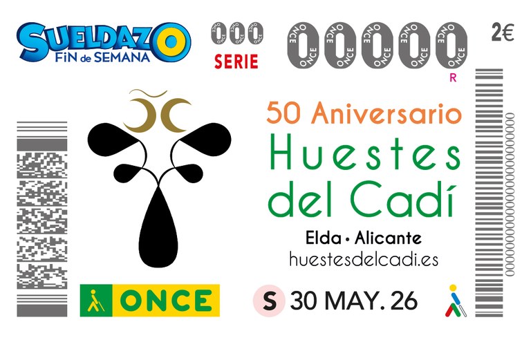 Alicante-Acto presentación cupón" 50 Aniversario de la Comparsa Huestes del Cadí, Elda"