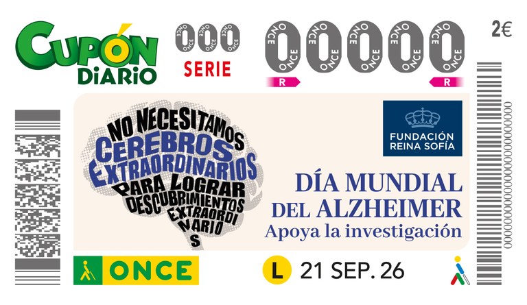 Presentación cupón Día Mundial del Alzheimer a S.M. La Reina Sofía