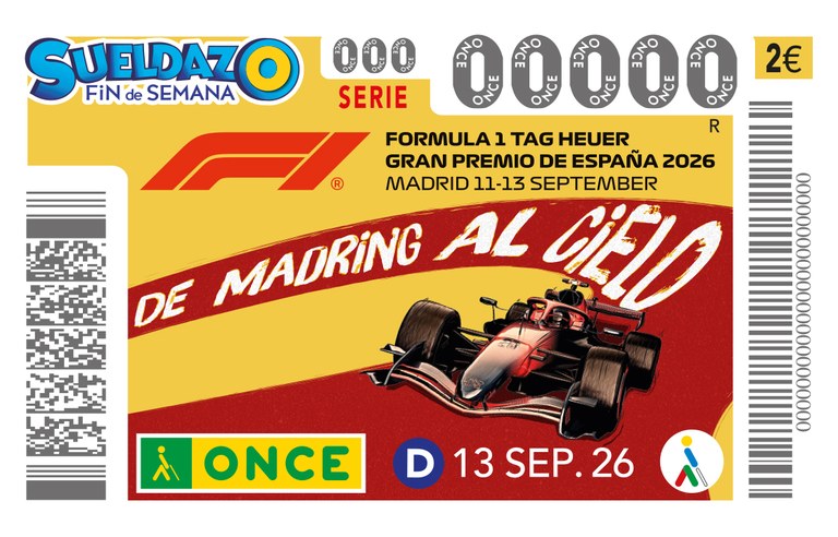 Acto presentación Mapa Relieve Accesible del Circuito de MADRING y presentación del cupón motivo del Gran Premio de Fórmula 1.